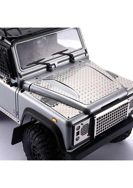 Mn D90 D99S MN99S 1/12 Rc Araba Yükseltme Parçaları Metal Örgü Izgara Emme Izgara Kapağı Dekorasyon Aksesuarları (Yurt Dışından)