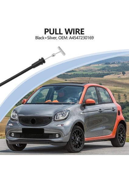 Smart Car ile Uyumlu (454)ÖN Dış Kapı Kolu Kablosu A4547230169 (Yurt Dışından)