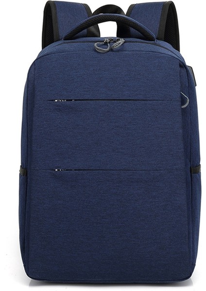 Sırt Çantası Erkek Omuzlar Seyahat Çantası Rahat Kız Öğrenci Okul Çantası Basit Bilgisayar Çantası Mavi (Yurt Dışından)
