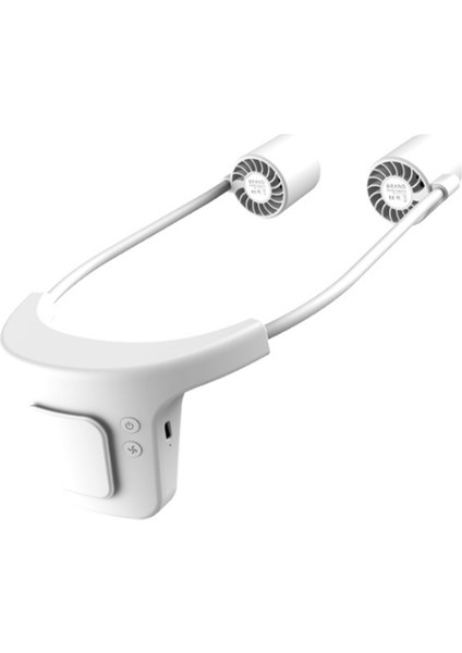 2000MAH Mini Boyun Fan Taşınabilir USB Şarj Edilebilir Bladeless Sessiz Spor Hayranları Açık Soğutma Hava Soğutucu (Beyaz) (Yurt Dışından) fiyatları
