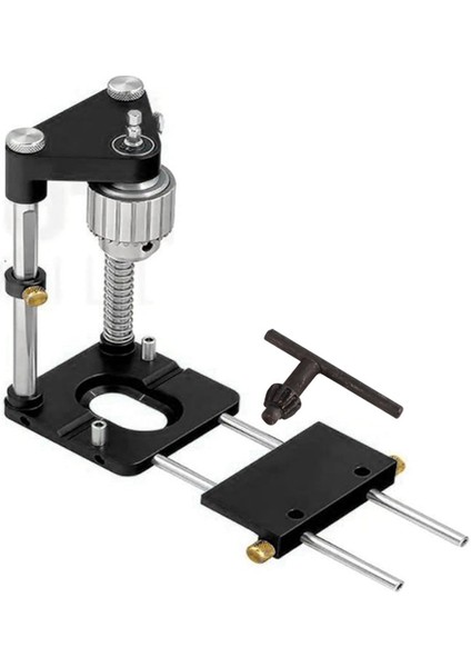 Ağaç Işleme Matkap Kılavuzu, Ağaç Işleme Matkap Kılavuzu Plastik Ayarlanabilir Delme Şablonu Dıy Için Delik Delme Bulucu (Siyah) (Yurt Dışından)