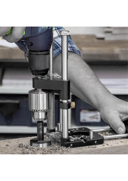 Ağaç Işleme Matkap Kılavuzu, Ağaç Işleme Matkap Kılavuzu Plastik Ayarlanabilir Delme Şablonu Dıy Için Delik Delme Bulucu (Siyah) (Yurt Dışından) fırsatları