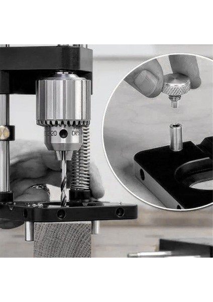 Ağaç Işleme Matkap Kılavuzu, Ağaç Işleme Matkap Kılavuzu Plastik Ayarlanabilir Delme Şablonu Dıy Için Delik Delme Bulucu (Siyah) (Yurt Dışından) indirimleri