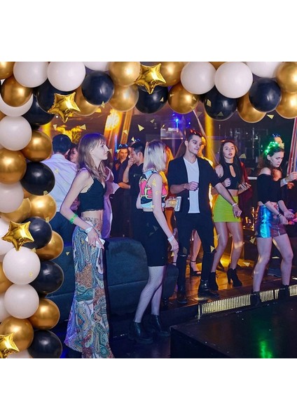 Donanma Balonlar Çelenk Krom Altın Yıldız Helyum Globos Lacivert Altın Parti Balon Kemer Bebek Duş Parti Dekor Için (Yurt Dışından) modelleri