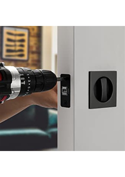 Многоцелевые Наборы,cep Kapı Kilidi, Mat Siyah Çağdaş Gizlilik Kare Cep Kapı Donanımı, Siyah Sürgülü Cep Kapı Kilidi (Yurt Dışından) fırsatları