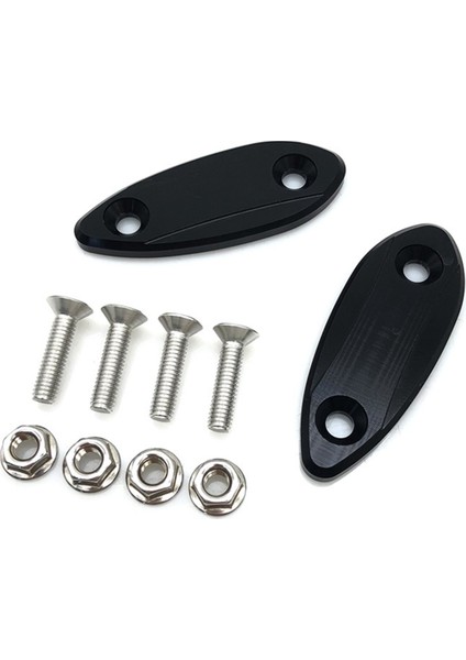 ZX25R 2021-2023 ile Uyumlu ZX6R 2009-2015 Motosiklet Blok Kapalı Plaka Dikiz Aynası Delik Kapağı Şasi Kodu Kapak Tabanı (Yurt Dışından)