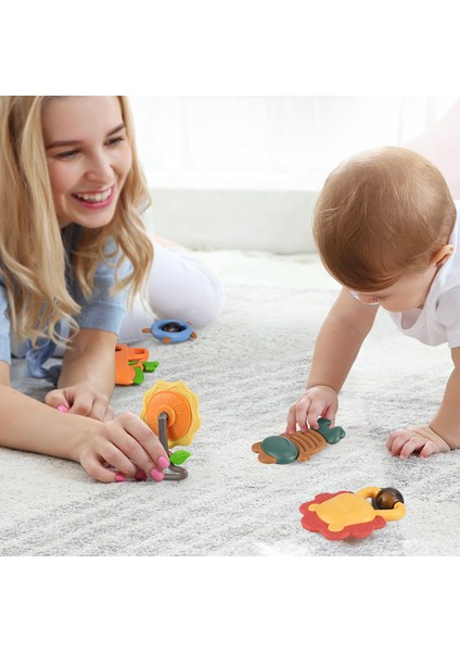 10 Adet Bebek Çıngıraklar Oyuncaklar Müzik Yatak Çan El Tutma Jingle Sallayarak Çan Plastik Hayvan Çıngıraklar 0-12 Ay (Yurt Dışından) fırsatları