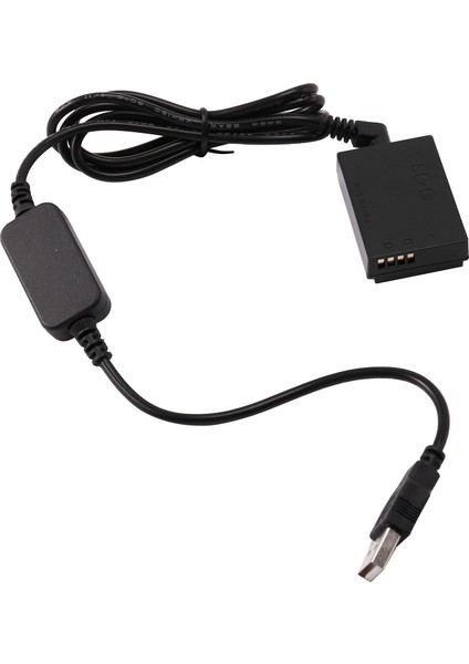 5V 2A ACKE12 -E12 USB Güç Kablosu Adaptörü + LP-E12 -E12 Dc Bağlayıcı, M M2 M10 M50 Dijital Kamera ile Uyumlu (Yurt Dışından)