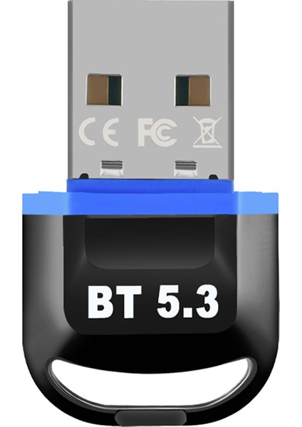 USB Bluetooth Adaptörü Pc ile Uyumlu USB Bluetooth Dongle 5.3 Kablosuz Bluetooth Konektörü Alıcı USB Anahtarı Bilgisayarla Uyumlu (Yurt Dışından)