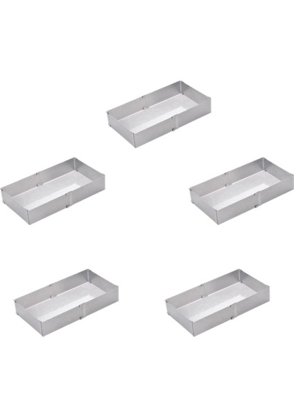 Ayarlanabilir Paslanmaz Çelik Kek Kare Kalıp 15-28 cm Çikolatalı Mus Daire Pişirme Aksesuarları (Yurt Dışından)