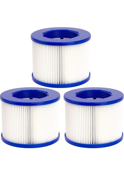 3pcs Tip Vı Filtre Spa Filtresi, Spa ve Çoğu Sıcak Küvet, Masaj Havuzu, Şişme Havuz, Yüzme Havuzu ile Uyumlu (Yurt Dışından)