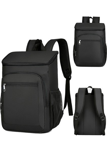 Sırt Çantası Soğutucular Yalıtımlı Sızdırmaz, Soğutucu Sırt Çantası Yalıtımlı Su Geçirmez Termal Çanta, Taşınabilir Hafif Siyah (Yurt Dışından) indirimleri