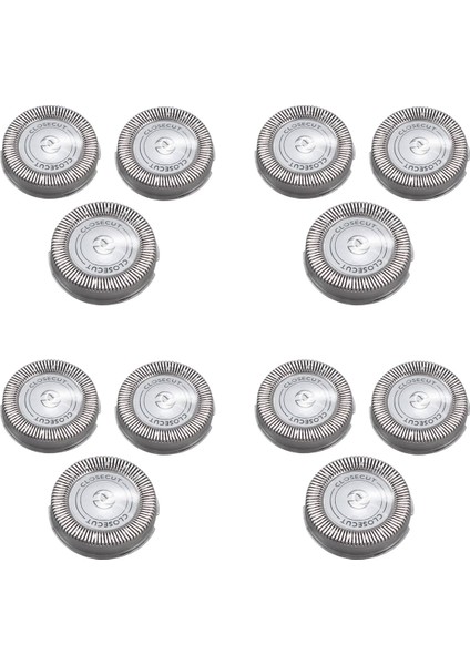 Philips Norelco Hq4 HQ58 HQ56 HQ80 Için 12 Adet Yedek Tıraş Başlığı Bıçak Kesiciler (Yurt Dışından)