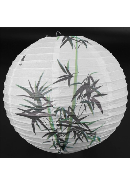 5 Adet 30 cm Abajur Kağıt Fener Oryantal Tarzı Işık Dekorasyonu Çin, Bambu (Yurt Dışından)