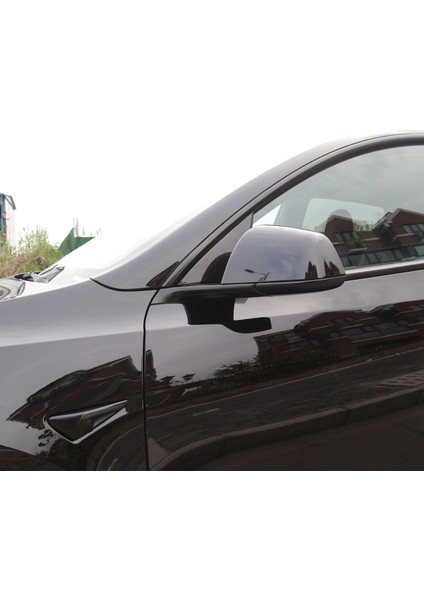 Dikiz Aynası Üç Köşeli Pencere Süslemesi A Sütunlu Ayna Model Y ile Uyumlu - Parlak Siyah (Yurt Dışından) indirimleri