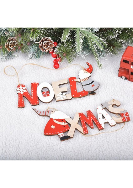Ahşap Ön Kapı Noel Asılı Burcu Noel Hoş Geldin Yazısı Noel Asılı Plaket Kolye Noel Kapı Asılı Ahşap (Yurt Dışından)