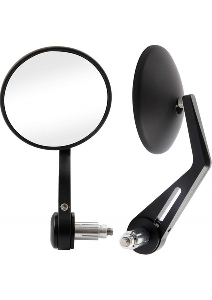 1 Çift Evrensel Dikiz Yuvarlak Motosiklet Scooter Yan Aynalar Gidon Montaj Çubuğu Çapı 13-19 mm (Yurt Dışından) modelleri