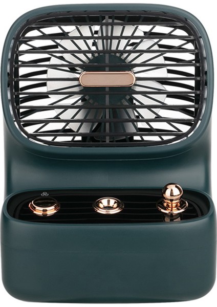 Retro USB Hava Soğutma Fanı Taşınabilir Mini Klima Nemlendirici Ev Ofis Için Masaüstü Soğutucu - Yeşil (Yurt Dışından) indirimleri