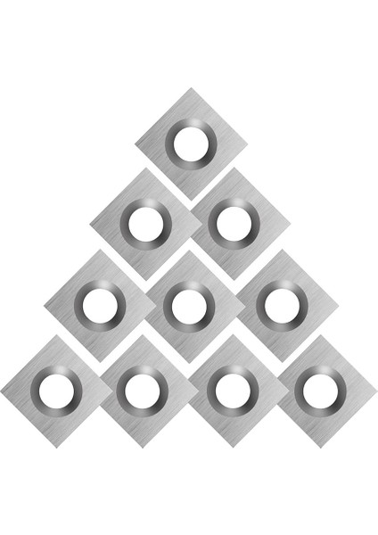 10 Adet Ahşap Karbür Uçlar Kesiciler Ahşap Torna Torna Aracı 11X11X2.0MM-30° Keskin Kenar Maç Ağaç Torna Takım Seti (Yurt Dışından)
