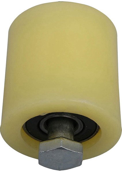 10 Adet 48X50MM Sarı Gümüş Naylon Çelik Düz Makaralı Rulman Kılavuz Tekerlek 6201 M12 Vida Elektrikli Kapı Sürgülü Kapı (Yurt Dışından)