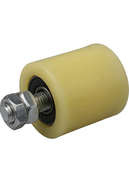 10 Adet 48X50MM Sarı Gümüş Naylon Çelik Düz Makaralı Rulman Kılavuz Tekerlek 6201 M12 Vida Elektrikli Kapı Sürgülü Kapı (Yurt Dışından)