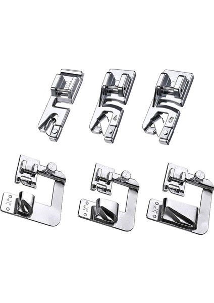 Adet Haddelenmiş Baskı Ayağı, Geniş Haddelenmiş Ayak Seti, En Düşük Dikiş Makineleri Için Dar Hemmer Ayak Seti (Yurt Dışından)