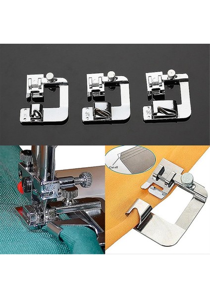 Adet Haddelenmiş Baskı Ayağı, Geniş Haddelenmiş Ayak Seti, En Düşük Dikiş Makineleri Için Dar Hemmer Ayak Seti (Yurt Dışından) fırsatları