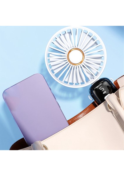 Elde Taşınabilir Mini Fanlar, Katlanabilir Taşınabilir USB Şarj Edilebilir Fanlar Yaz Için Bir Olmazsa Olmaz, Pembe (Yurt Dışından)