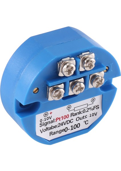 PT100 Tipi 0-10V 0-100 Derece Rtd Girişi 0-10 A Çıkış DC24V Termal Direnç Sıcaklık Verici (Yurt Dışından)