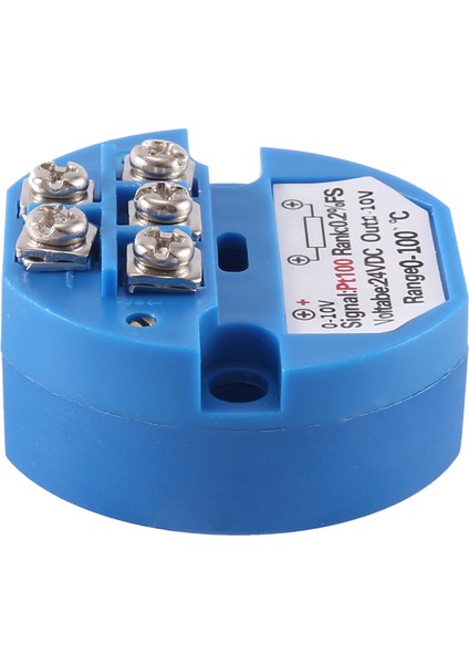 PT100 Tipi 0-10V 0-100 Derece Rtd Girişi 0-10 A Çıkış DC24V Termal Direnç Sıcaklık Verici (Yurt Dışından)
