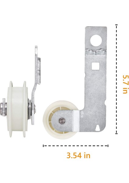 W10837240 Kurutucu Avara Kasnağı Için 3x Braketli, Kurutucu Için Parçayı Değiştirin (Yurt Dışından) fiyatları