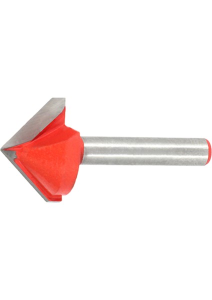 4x Cnc Gravür V Oluk Bit 3D Uçları Yönlendirici Oyma Kesici Aracı 90 Derece 6mm x 22MM (Yurt Dışından)