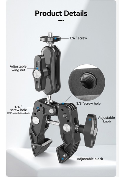 Cep Telefonu Aksiyon Kamerasıyla Uyumlu 360° Top Kafalı Sihirli Kollu Süper Kelepçe (Yurt Dışından) indirimleri