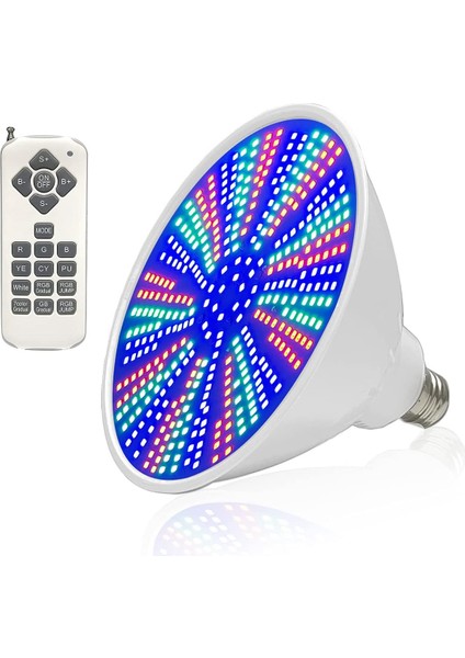 Havuz Ampul 120V 40W Rgb Renk Değiştiren LED Havuz Işığı Yeraltı Havuz Değiştirme ile Uyumlu ve Armatür ile Uyumlu (Yurt Dışından)