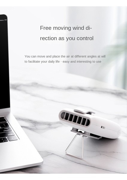 Taşınabilir Mini Bel Kırpma El Fanı USB Şarj Edilebilir Masaüstü Havalandırma Asılı Dize Güç Bankası Hayranları C (Yurt Dışından) modelleri