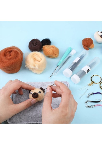 Iğne Keçe Acemi Anahtarlık Seti, Hayvanlar Iğne Keçe Malzemeleri Seti Dahil Fitil, Iğne Keçe Pedi, Iğneler (Yurt Dışından) modelleri