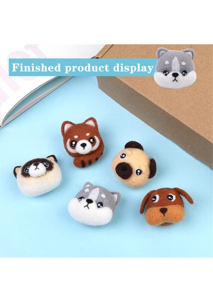 Iğne Keçe Acemi Anahtarlık Seti, Hayvanlar Iğne Keçe Malzemeleri Seti Dahil Fitil, Iğne Keçe Pedi, Iğneler (Yurt Dışından) fırsatları