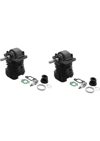 2x Komple Motor Motor Silindir Krank Mili Tava Düzeneği Stıhl MS180 MS170 018 Ms 180 170 Testere Parçaları (Yurt Dışından)