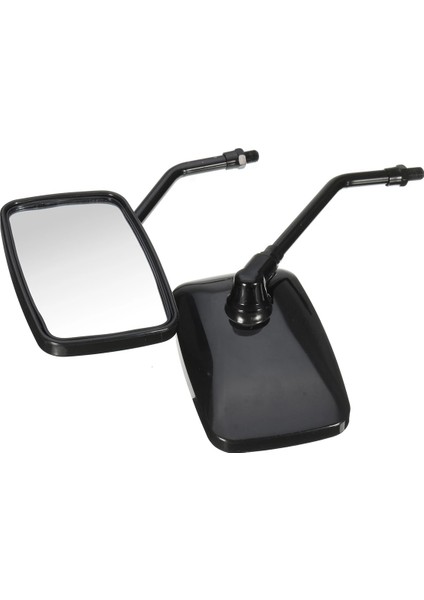 Evrensel Motosiklet Gidon Dikiz Aynası 10 mm Motosiklet Yan Ayna ile Uyumlu (Yurt Dışından) fırsatları