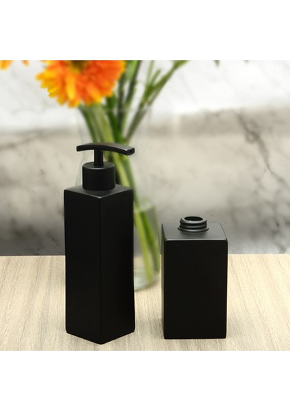Paslanmaz Çelik Siyah Sıvı Sabunluk,sabunluklar,mutfak ve Banyo IÇIN,350 ml (Yurt Dışından)