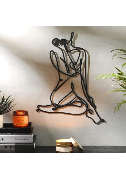Minimalist Kadın Vücut Tel Sanat Dekoru Soyut Metal Kadın Şekli Duvar Dekor Duvar Sanat Dekoru Metal Kadın Duvar Dekoru (Yurt Dışından) modelleri