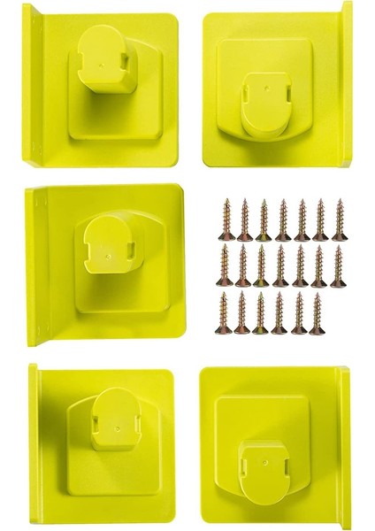 5 Paket Alet Matkap Montaj Tutacağı, Ryobi 18V Takım Tutucu Dock Askısına Uygun, 20 Vidalı (Yurt Dışından)