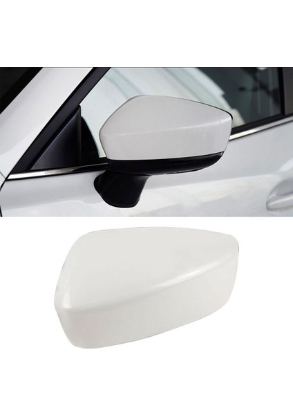 Araba Dikiz Aynası Muhafaza Kapağı Dikiz Aynası Kapağı Reflektör Kapağı 3 Axela 2017-2019 ile Uyumlu (Yurt Dışından) fırsatları