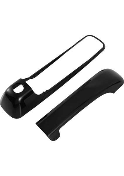 Parlak Parlak Siyah Korumalı Kapı Kolu Kapak Aksesuarları 2009-18 Ram 1500 2500 3500 ile Uyumlu 4 Kapı (Yurt Dışından)