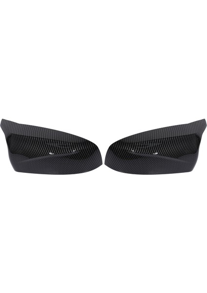 Karbon Fiber Dikiz Aynası Kapağı Yan Kanat Ayna Kapakları Koruyucu ile Uyumlu X5 E70 X6 E71 2008 2009 2010 2011 2012 2013 (Yurt Dışından)