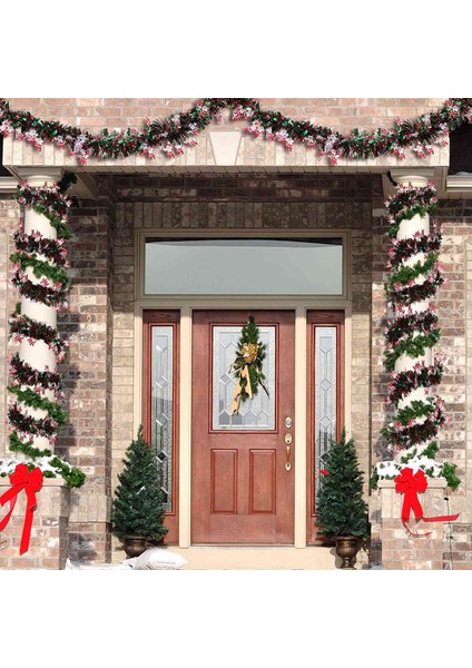 6 Adet 39.4 Ft Noel Tinsel Garland Karışık Renkli Metalik Büküm Çelenk Parti Malzemeleri Için Noel Ağacı Süslemeleri (Yurt Dışından) indirimleri