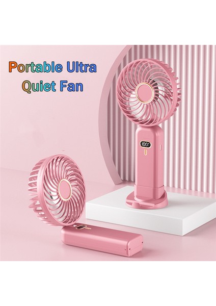 El Fanı, Kordonlu Taşınabilir Fan, 5 Hız Seviyesi Seyahat Için Kişisel Katlanabilir Masa Dış Mekan Pembe (Yurt Dışından) indirimleri