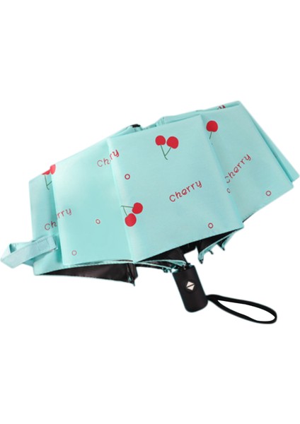 Küçük Mini Şemsiye Otomatik Kompakt Seyahat ile Uyumlu Taşınabilir Şemsiye Dış Mekan Güneş Kremi Yağmur Geçirmez P (Yurt Dışından)