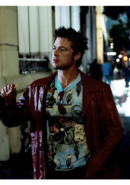 Tyler Durden Bordo Ceket