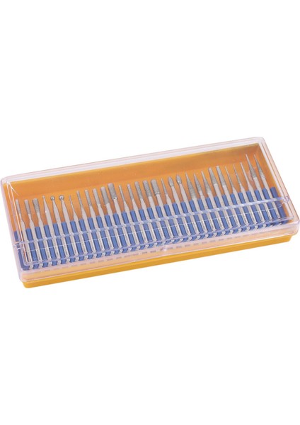 60 Adet Bur Elmas Taşlama Kafa Seti Kaplamalı Oyma Çapakları Döner Aracı Bit Grit 120 Shank 3mm 1/8 Inç Dremel Araçları (Yurt Dışından)